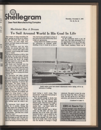 Shellegram, Vol. 43, No. 44, November 2, 1978