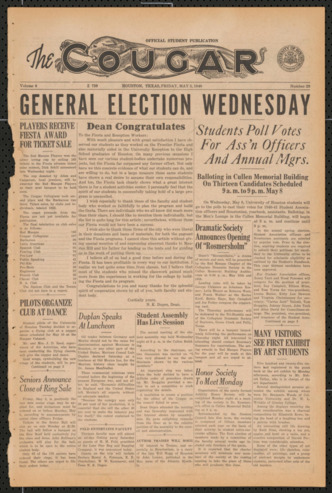 The Cougar, Vol. 6, No. 29, May 3, 1940