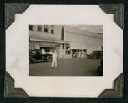 Sailors entering shop