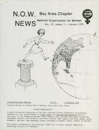 NOW News Bay Area Chapter, Vol. 4, No. 2, February 1976