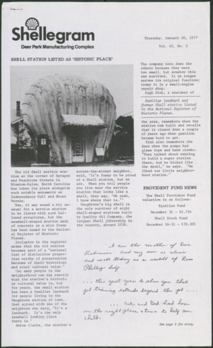 Shellegram, Vol. 42, No. 3, January 20, 1977