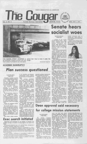 The Daily Cougar. Vol. 42, No. 16, October 1, 1975.