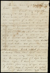 Letter from Martin L. Calk to Emma A. Calk, regarding a battle at Corinth, Mississippi