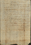 Letter from William Maxwell to Israel Shreve