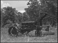 Side view of a tractor