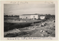 Science Building with construction of the Ezekiel Cullen Building nearby