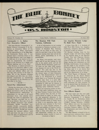 The Blue Bonnet, Vol. 4, No. 24 June 12, 1937