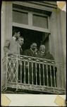 Francisco I. Madero and Victoriano Huerta on a balcony