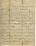 Letter from Mary Jones to Cromwell Anson Jones