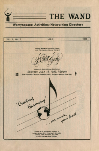 The Wand, Vol. 5, No. 7, July 1989