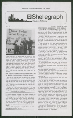 Shellegraph, No. 39, October 2, 1970