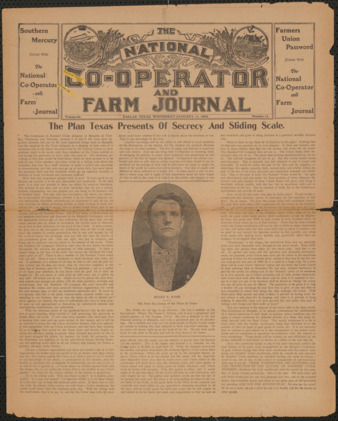 The National Co-Operator and Farm Journal, Vol. 29, No. 14, January 15, 1908