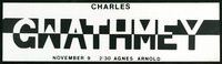Charles Gwathmey Lecture Posters