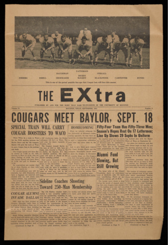 The EXtra, Volume 6, Number 5, September 1954