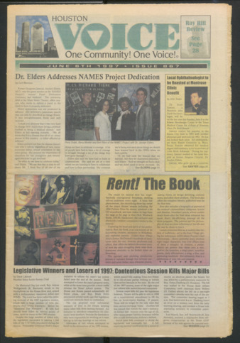 Houston Voice, No. 867, June 6, 1997