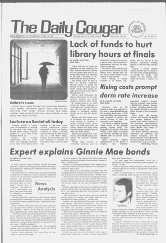 The Daily Cougar. Vol. 44, No. 107, April 13, 1978.