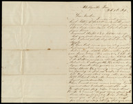 Letter from William Edgerton to Dorothy Edgerton, regarding providing a home