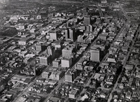 Bird's-eye view of Downtown Houston