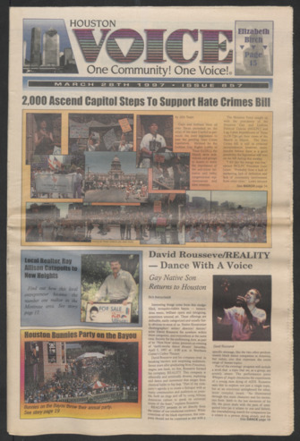 Houston Voice, No. 857, March 28, 1997