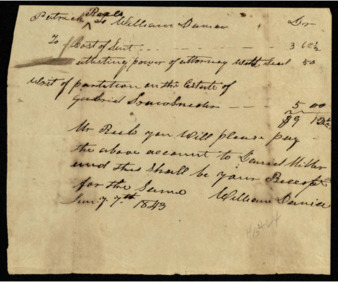 Legal bill to Patrick Reels