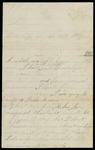 Letter from William Edgerton to Dorothy Edgerton, regarding writing to his cousin