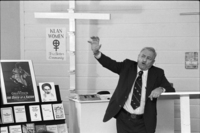Grand Dragon speaking at the Ku Klux Klan Information Center