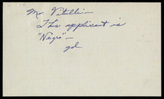 Correspondence between Ulysses Sidney Dotson, James S. Allen, and Clanton W. Williams, regarding applying for admission as an incoming freshman