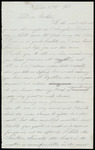 Letter from William Edgerton to Dorothy Edgerton, regarding witnessing slavery