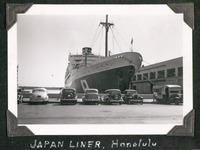 A Japan liner in the dock