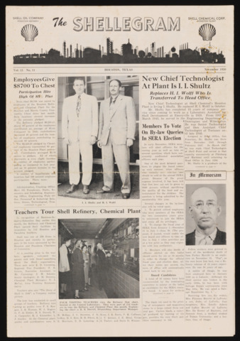 The Shellegram, Vol. 15, No. 11, November 1950