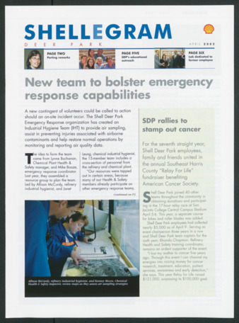 Shellegram, April 2002