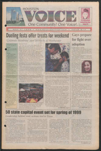 Houston Voice, No. 914, May 1, 1998