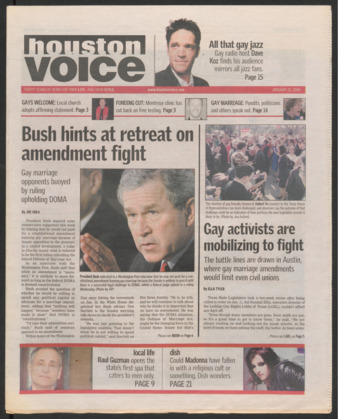 Houston Voice, January 21, 2005