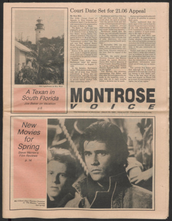 Montrose Voice, No. 179, March 30, 1984