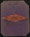 Christmas card from Dixon to Lt. Robert B. Fulton made in POW camp