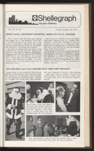 Shellegram, Vol. 37, No. 49, December 22, 1972