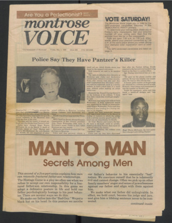 Montrose Voice, No. 288, May 2, 1986
