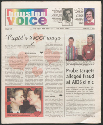 Houston Voice, No. 1007, February 11, 2000