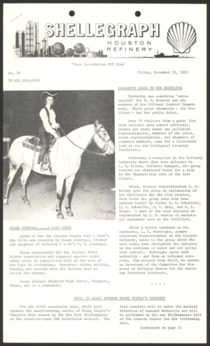 Shellegraph, No. 29, November 15, 1963 