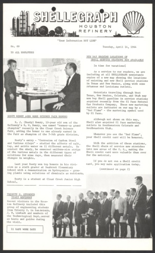 Shellegraph, No. 69, April 14, 1964 