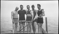 Group of men in swimwear