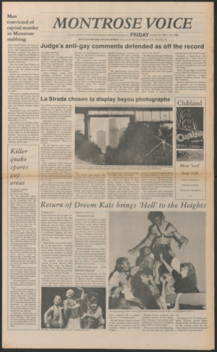 Montrose Voice, No. 469, October 20, 1989