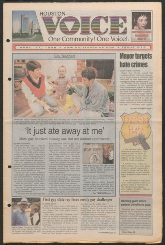 Houston Voice, No. 912, April 12, 1998