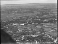 Aerial view of a varied landscape