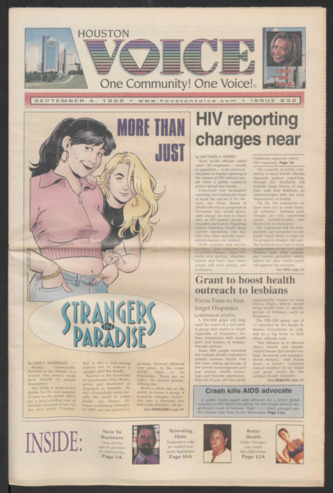 Houston Voice, No. 932, September 4, 1998
