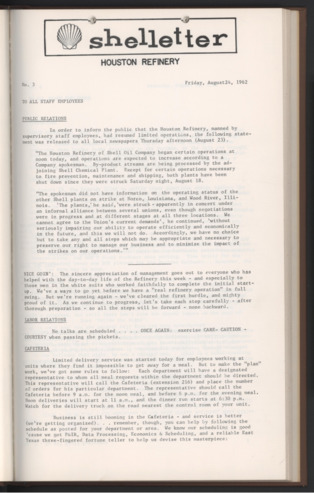 Shelletter, No. 3, August 24, 1962