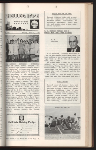 Shellegraph, No. 239, June 2, 1967