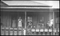 Group of women on porch