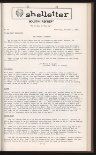 Shelletter, No. 41, November 12, 1962