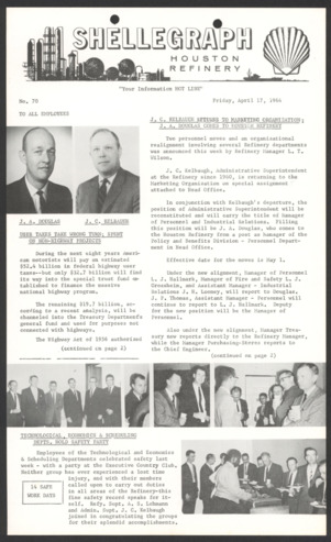 Shellegraph, No. 70, April 17, 1964 